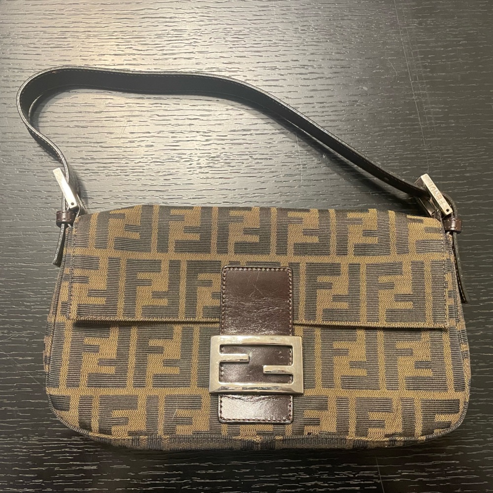 Authentic Fendi Zucca Baguette